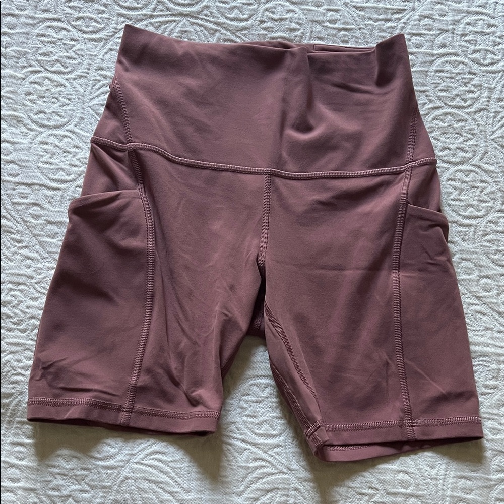 lululemon athletica Dusty Rose Bike Shorts